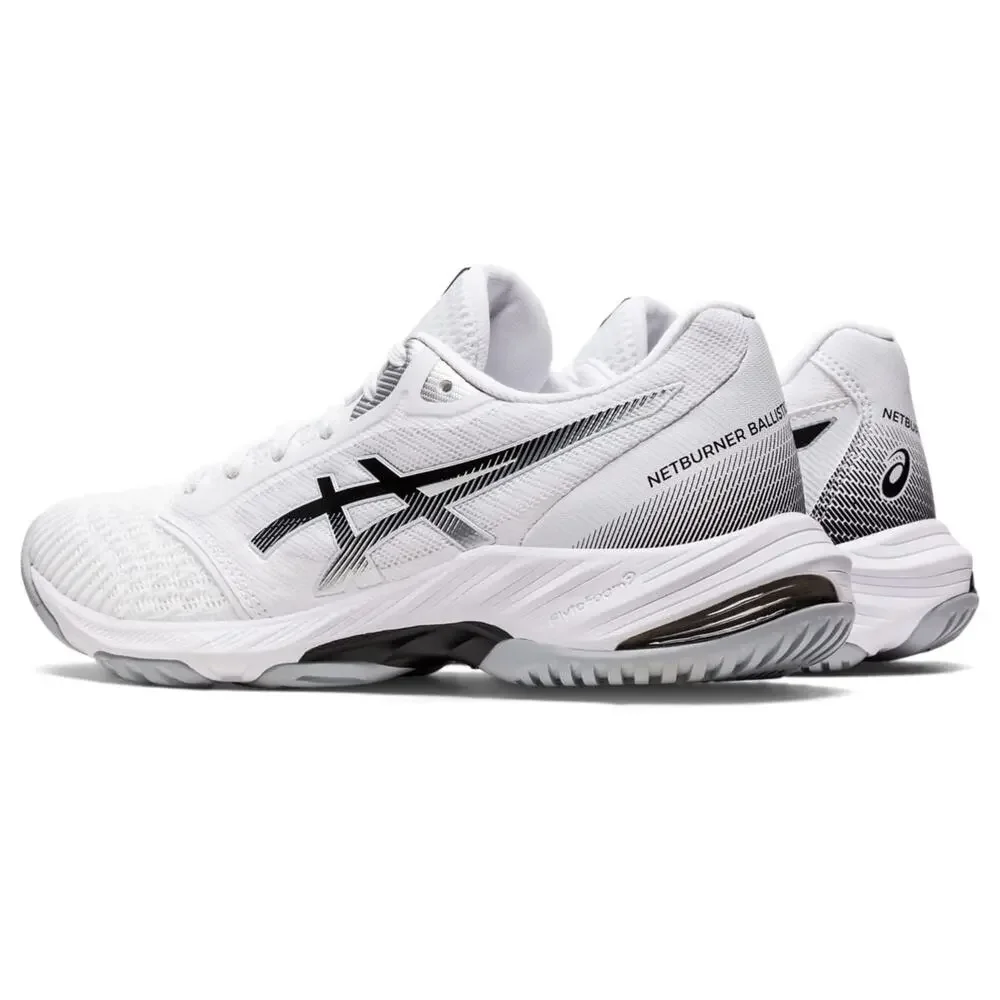 ASICS Netburner Ballistic FlyteFoam 3 Women's Shoes White/Black size 10